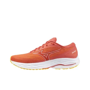 Mizuno Anti Slip Wear Resistant Low Top Casual Running Shoes Women's Red White