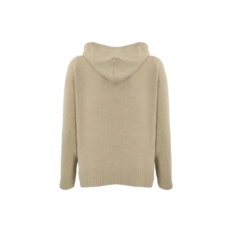 WEEKEND MaxMara Drawstring Knitted Hoodie-1
