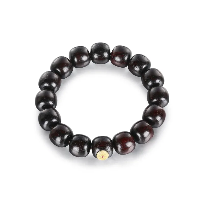 Cuiya Golden Building Pterocarpus Bracelets Unisex-0