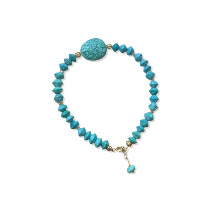 Xiangyan Turquoise Fine Jade Bracelets Unisex-0