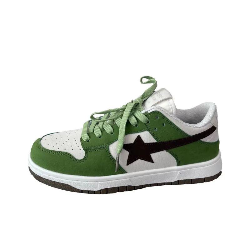 BINGO DUCK Skateboard Shoes Women's Green-0