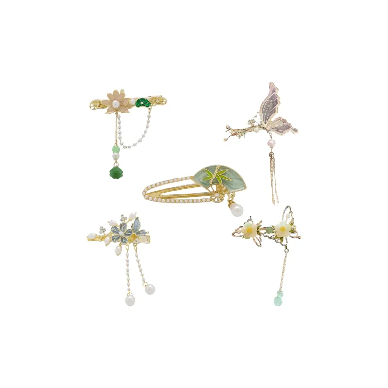 Enchanting Cat Alloy Hair Clips Women's-11