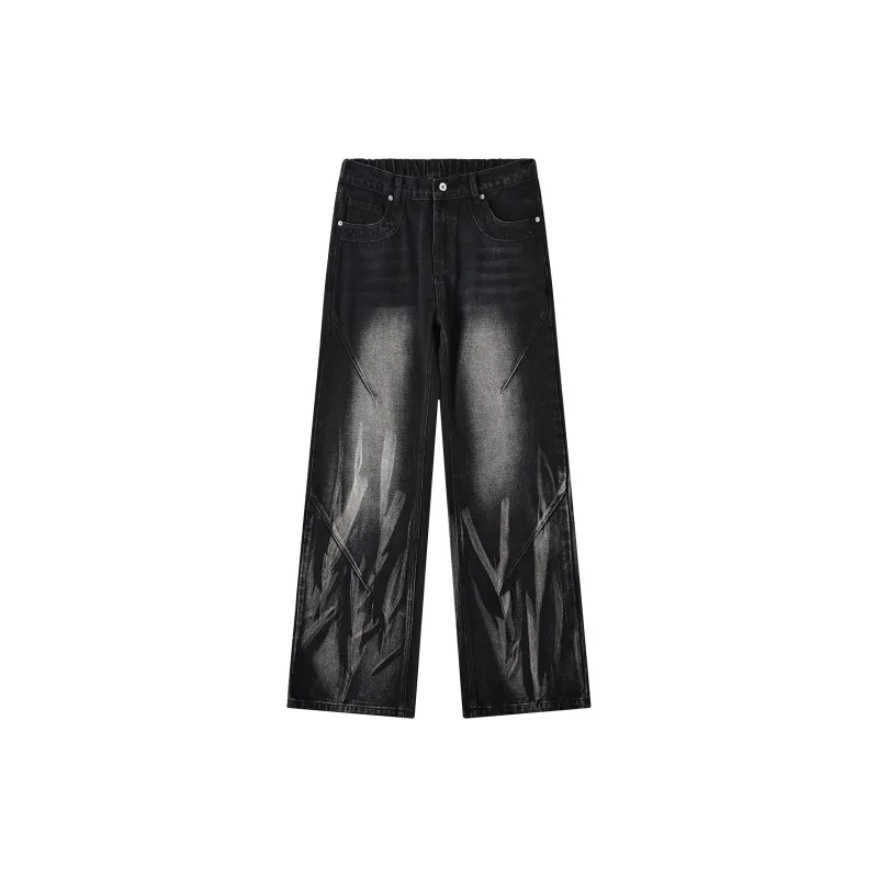 PAINT STAIN Jeans Unisex-0