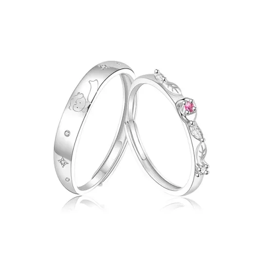 IBELOVE S925 Silver Rings Unisex-0