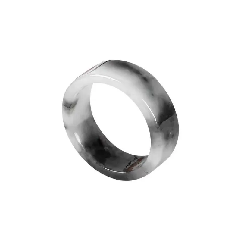 CUIYIN Glutinous Jade Jadeite Rings Unisex-0