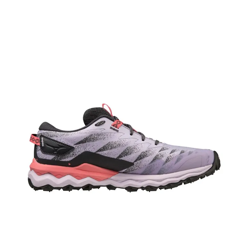 Mizuno Wave Daichi 7 Shock Absorbers With Slip Resistant Features Low Top Running Shoes Women's Light Purple-1