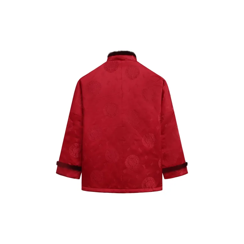 XUANSHENG Puffer Jacket Men's Red-4