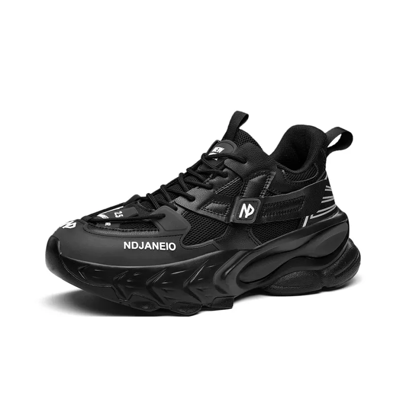 Boogie Bear Cushioning Anti-Slip And Wear-Resistant Height Increasing Chunky Sneakers Men's-1