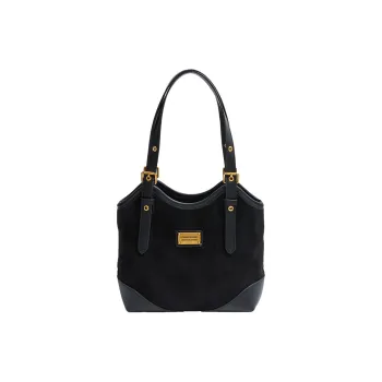 Morellybear Suede Shoulder Bag Regular Women's Black/Coffee/Brown/Khaki