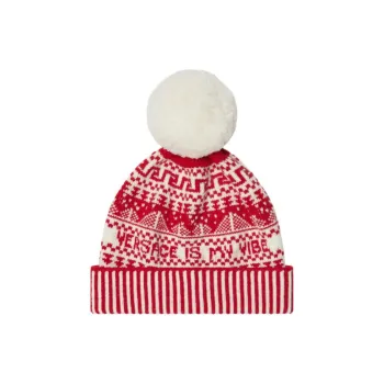 VERSACE Virgin Wool Beanies Kids' White