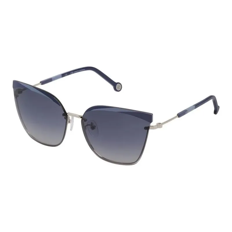 CarolinaHerrera Metal Irregular Shape Sunglasses Women's Gold-0