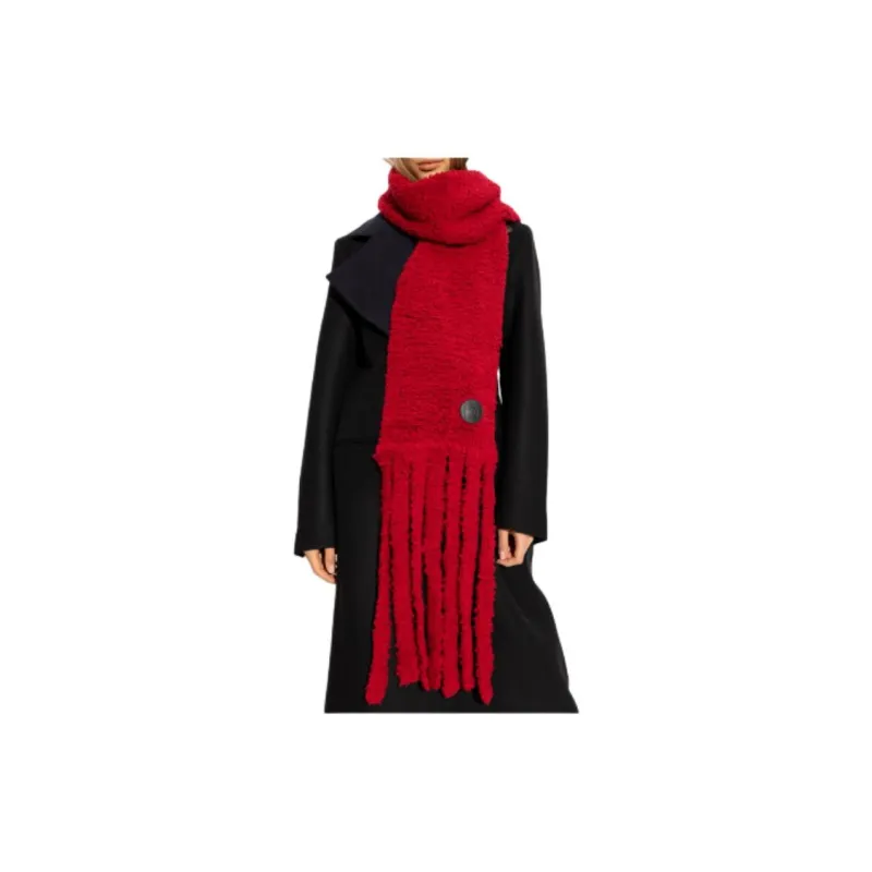 Lanvin Knit Scarves Women's Red-4