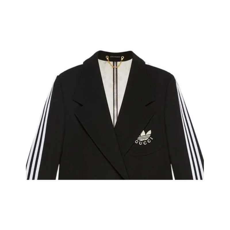 Adidas Originals X GUCCI Business Suits Women's Black-4