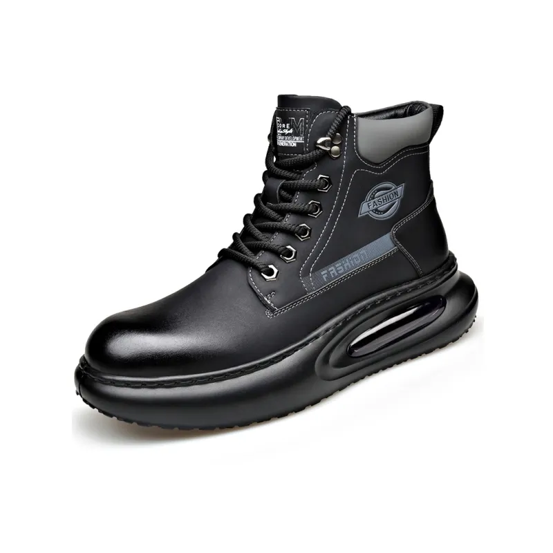 Take a break Martin Boots Men Black/Yellow/Khaki-2