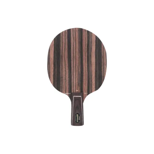 Stiga Stika Ebony Collection Table Tennis Blades All Wood Entry Level, Adults Approx. 5.8mm Brown