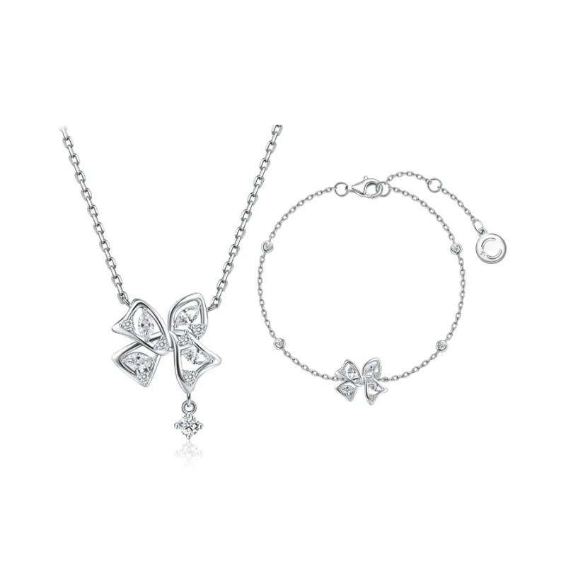 FANCI S925 Silver Spliced Chain Women's-4