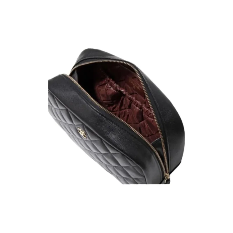 CHANEL Shiny Grain Calfskin Clutch Women's Black-2