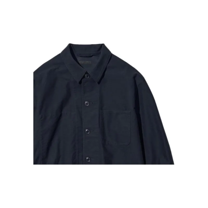 UNIQLO Jackets Men Deep Sea Blue-2