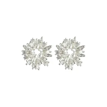 DAN DREAM Shell Pearl Pearl Earrings Women's