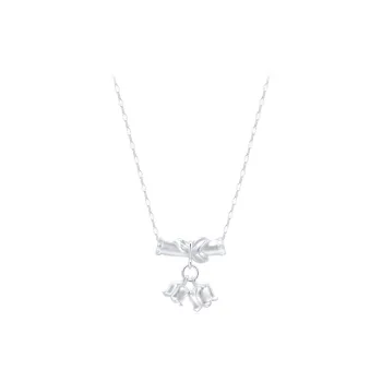 STQ S999 Fine Silver Necklaces Women's Birthday Gift Box Sets