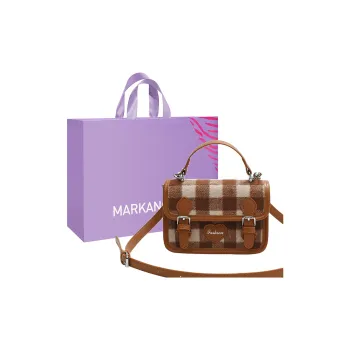 MARKANGARO PU Shoulder Bag, Crossbody Bag, Handbag Regular Women's Brown/Dark Khaki/Coffee/Black