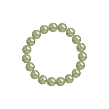 CHOW TAI FOOK Hetian Jade Bracelet #Good Luck Green Jade Women's