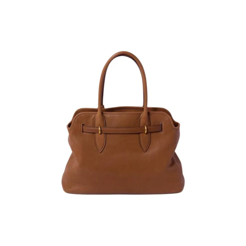 MIU MIU Aventure Nappa Leather Bag Women's Brown-2