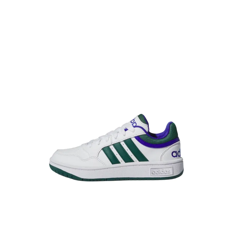 Adidas HOOPS Abrasion Resistant Low Top Children's Basketball Shoes White Kids'-0
