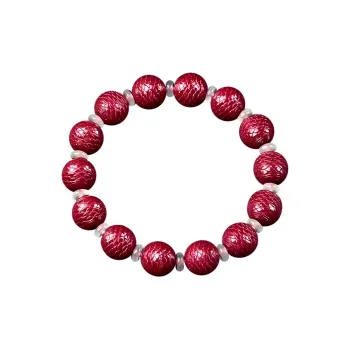 Stone On The Line Cinnabar Bracelets Unisex