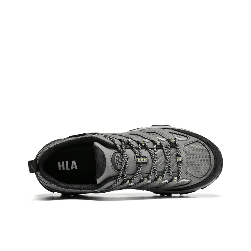 HLA Work Boots Men Low Top Black/Gray/Sand-7