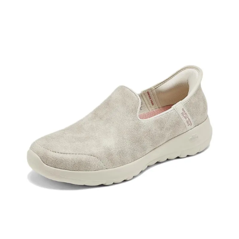 Skechers WOMEN'S GO WALK Anti Slip Wear Resistant Low Top Casual Shoes Women's White-1