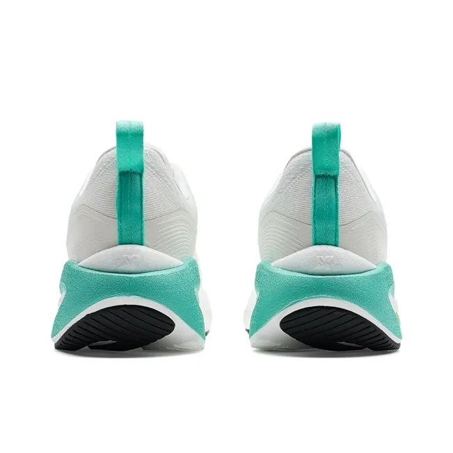 XTEP Lingbu 2 Cushioning Anti Slip And Wear Resistant Low Top Training Running Shoes Men's White Teal Blue-5