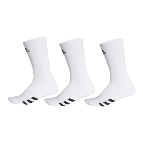 Adidas Mid-Calf Socks Men's 3 Pack White