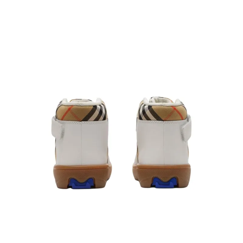 Burberry High Top Kids' Skateboarding Shoes Brown Kids'-4