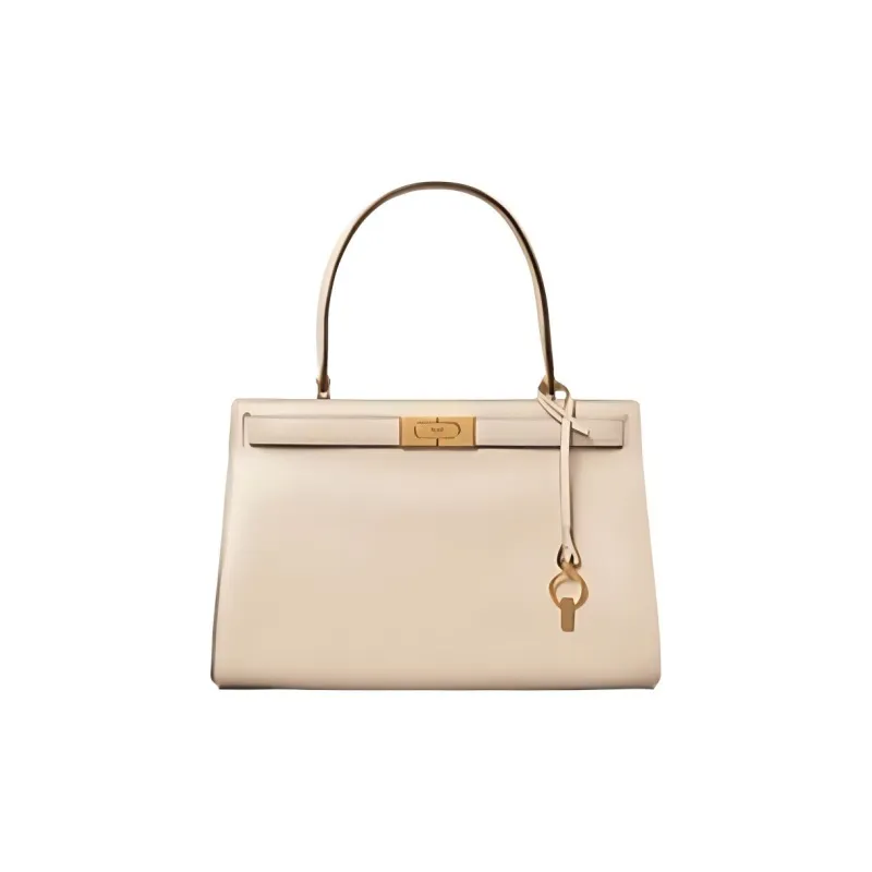 TORY BURCH Cow Leather Handbag, Shoulder Bag Trumpets Women's White-1