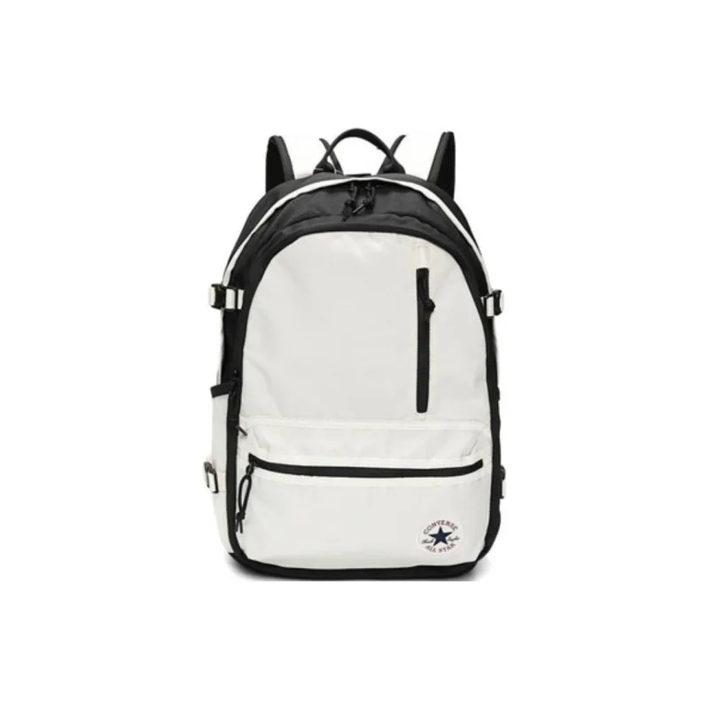 Converse Polyester Backpack Regular Unisex White & Black-1