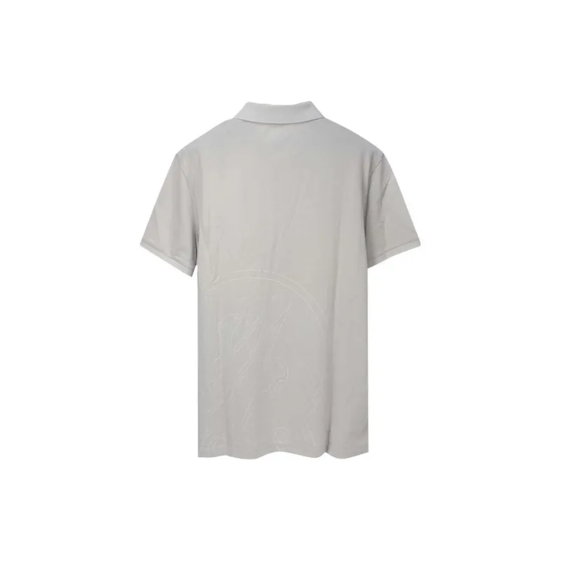 Moncler Polo Shirts Men Gray-1