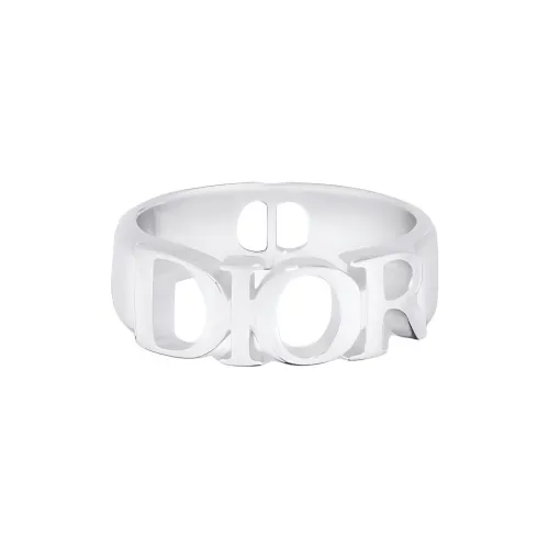 DIOR Sterling Silver Rings Men's Silver