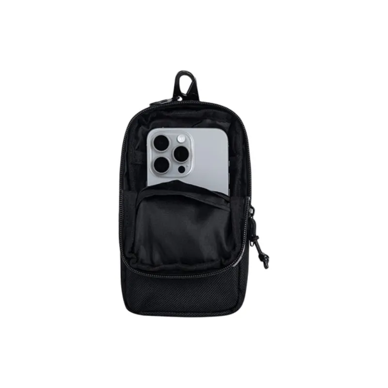 Jordan Polyester 2 in 1 HOBO One Shoulder Crossbody Basketball Bag Regular Unisex Jet Black-3