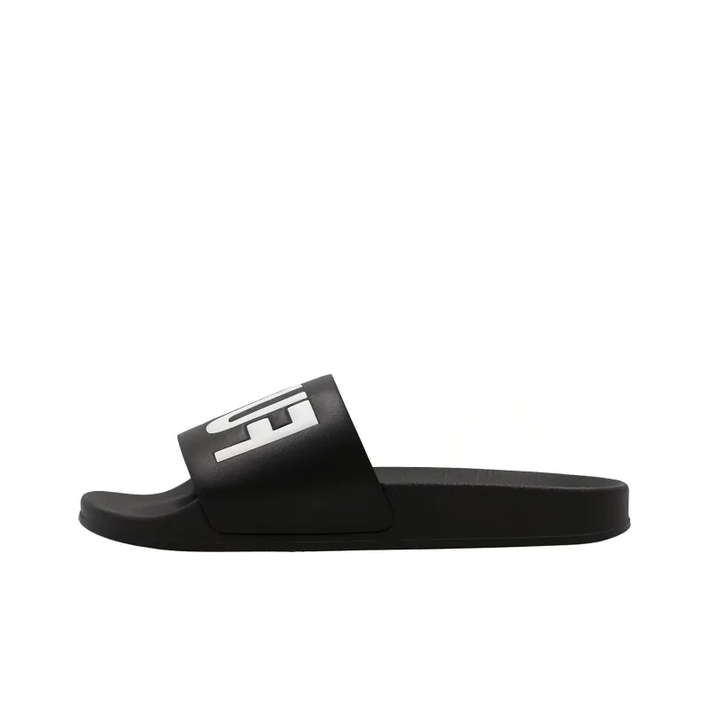 Vetements Slogan Printed Pool Slides-0