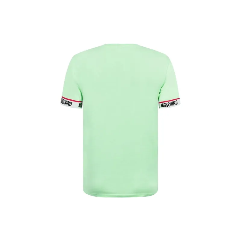 MOSCHINO T Shirt Men's Light Green-1