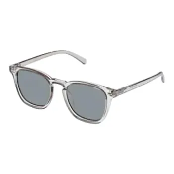 Le Specs Not Included BPA Plastic Material Square Sunglasses Men's Haze Blue