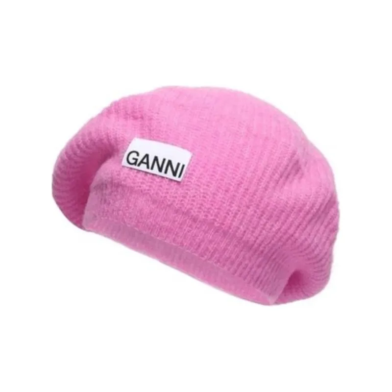 GANNI Soft Wool Beret-3