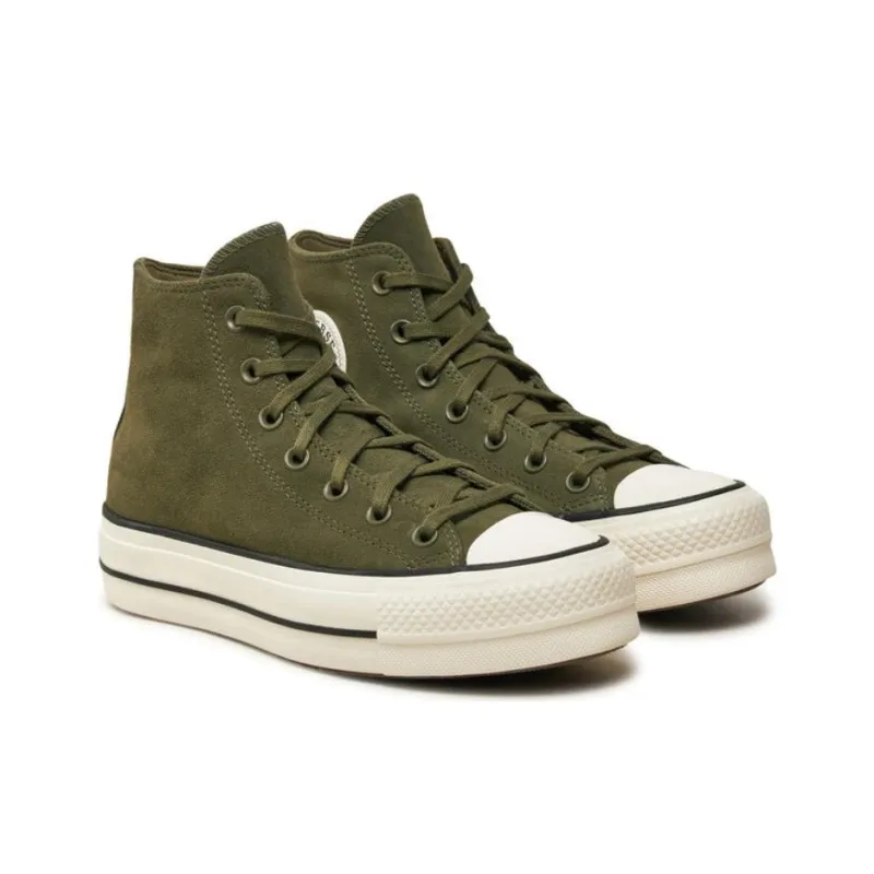 Converse Women's Chuck Taylor All Star Lift Platform High 'Colorful Suede Utility' Women's-2