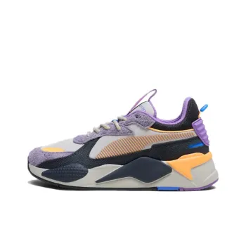PUMA RS X Anti Slip Wear Resistant Low Top Casual Shoes Unisex Purple