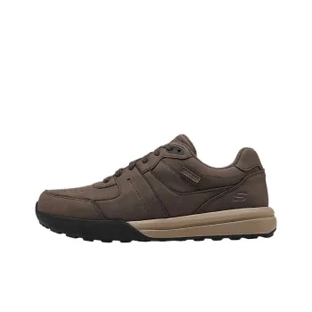 Skechers SKECHERS MENS USA Anti Slip Wear Resistant Low Top Casual Shoes Men's Dark Brown
