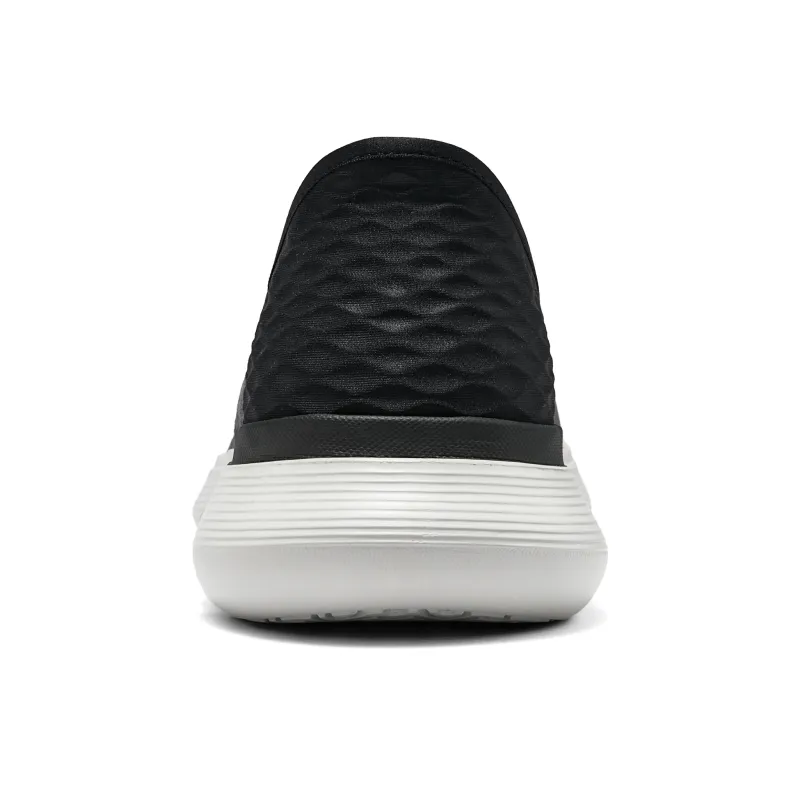 Skechers Cushioned Wear Resistant Lightweight Low Top Casual Shoes Men's Black-3