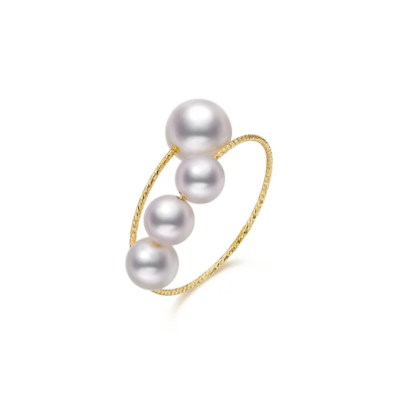 SEAZA Saltwater Pearl Rings Women's-0