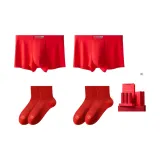 [Underpants 2 Pack][Cotton Socks 2 Pack]Zodiac Year Box