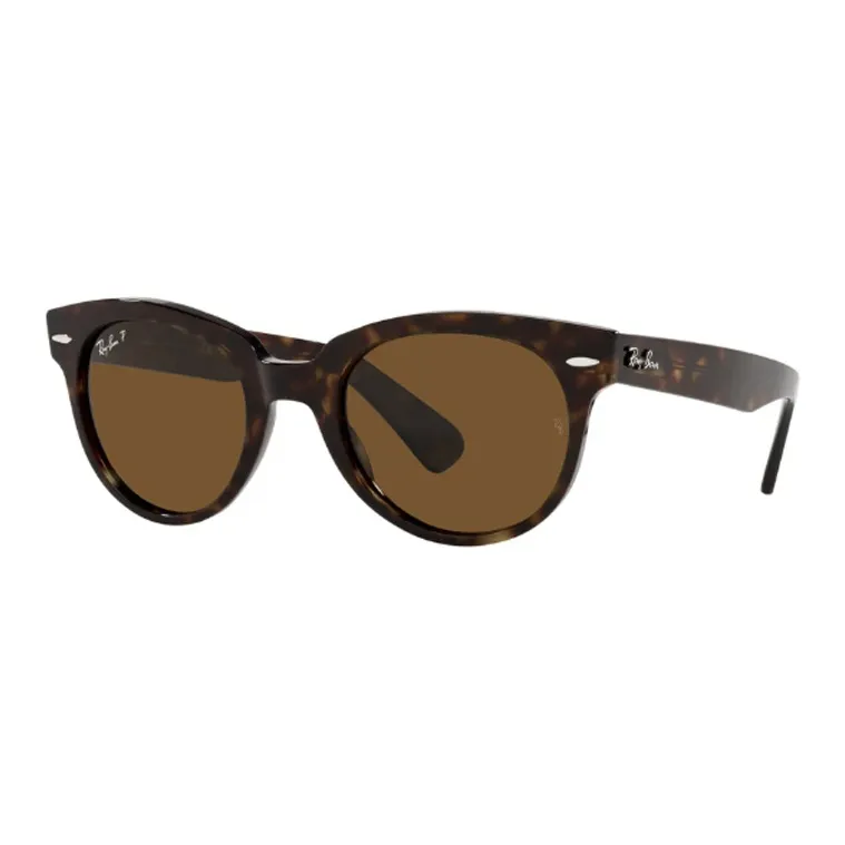 RayBan Acetate Round Sunglasses Unisex Tortoiseshell-0